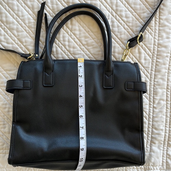 Black and leopard print cross body bag NWOT - Picture 4 of 5